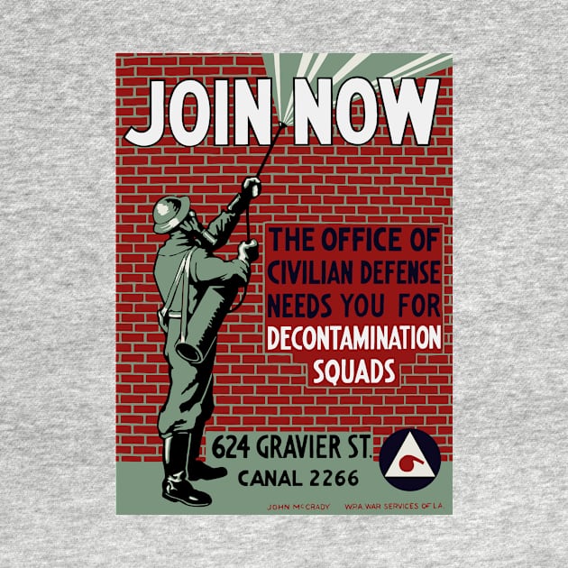 Join Civilian Defense - Decontamination Squads by warishellstore